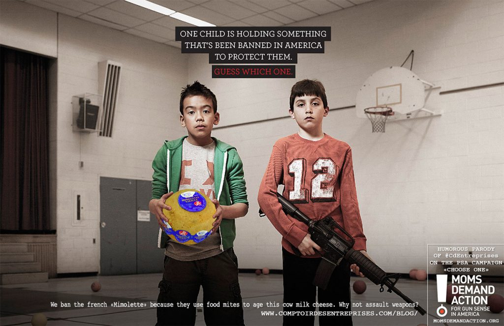 Humorous Parody of @CdEntreprises on the PSA Campaign "Choose ONE" by MomsDemandAction.org